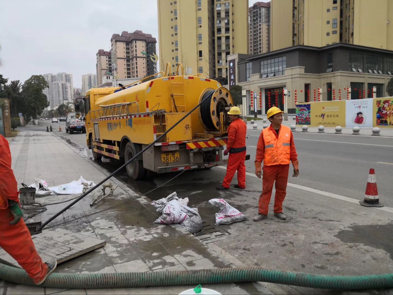 大名排污管道清淤-管道清洗